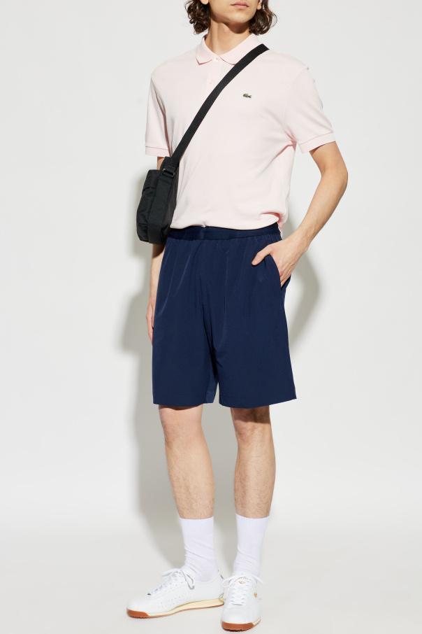 Lacoste Polo con parche con logo