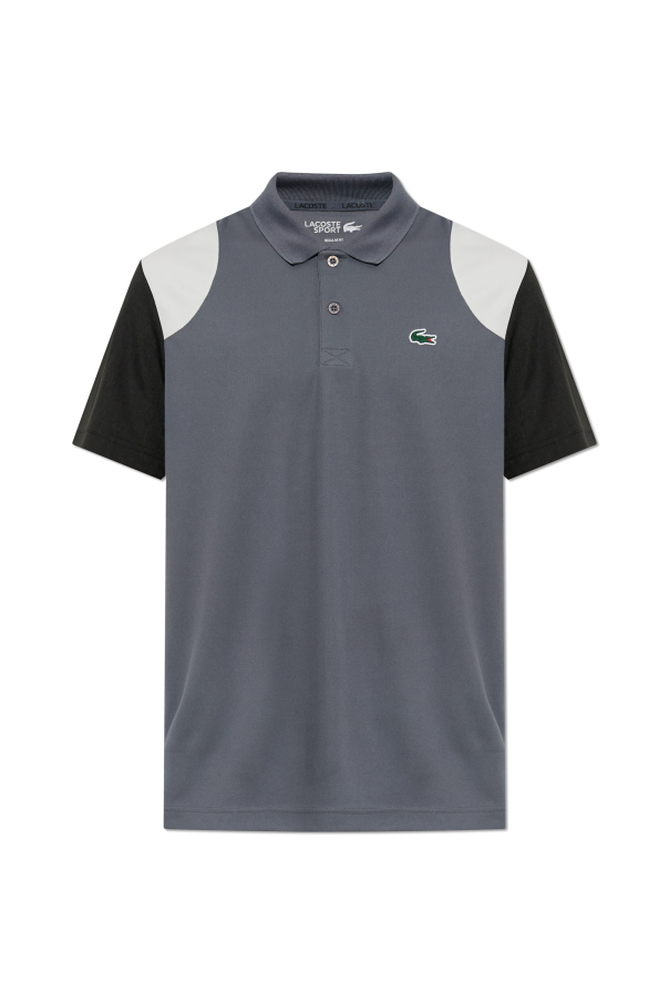Polo with logo patch od Lacoste