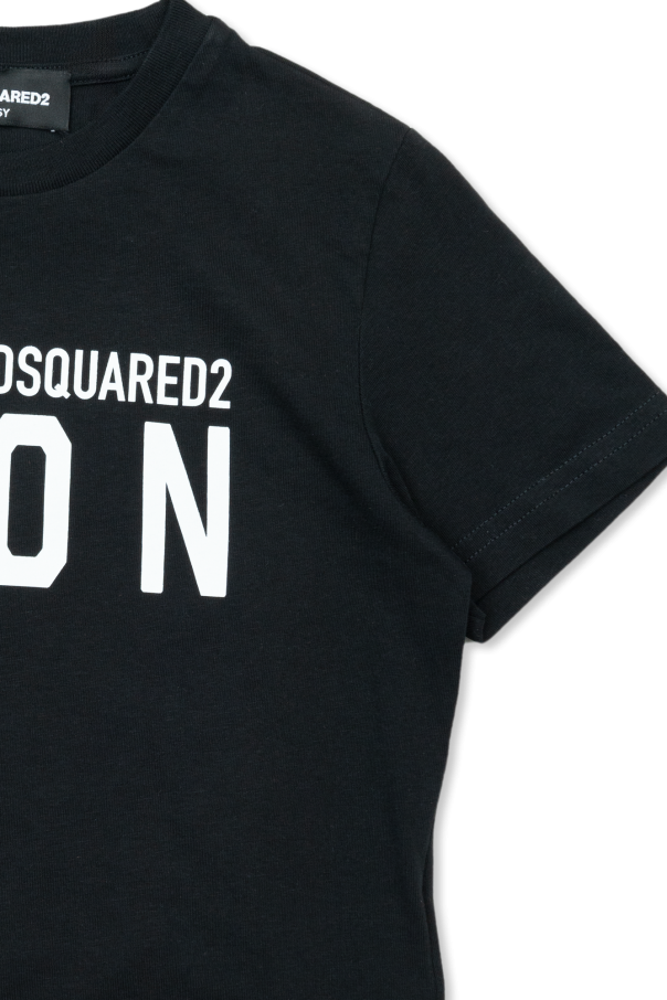 Dsquared2 Kids Jordan Sticker Long Sleeve T-Shirt