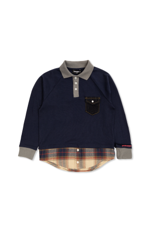 Long-sleeve polo