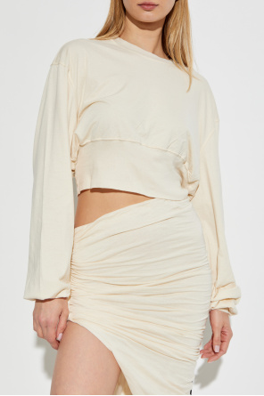 Rick Owens DRKSHDW Top corto de algodón