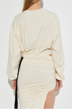 Rick Owens DRKSHDW Top corto de algodón