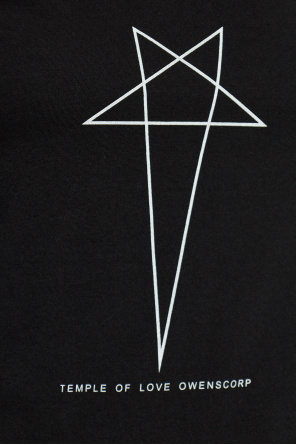 Rick Owens DRKSHDW T-shirt z nadrukowanym logo