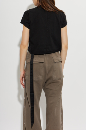 Rick Owens DRKSHDW Tričko s dekoratívnym pásikom