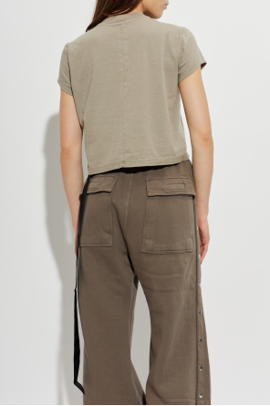 Rick Owens DRKSHDW Tričko s ozdobným pásikom