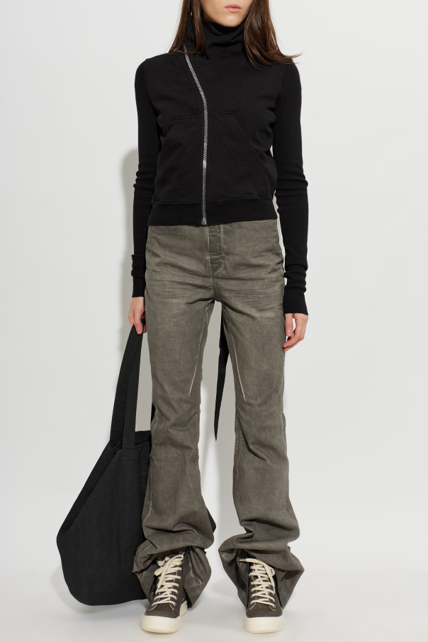 Rick Owens DRKSHDW Asymmetrical cut sweatshirt