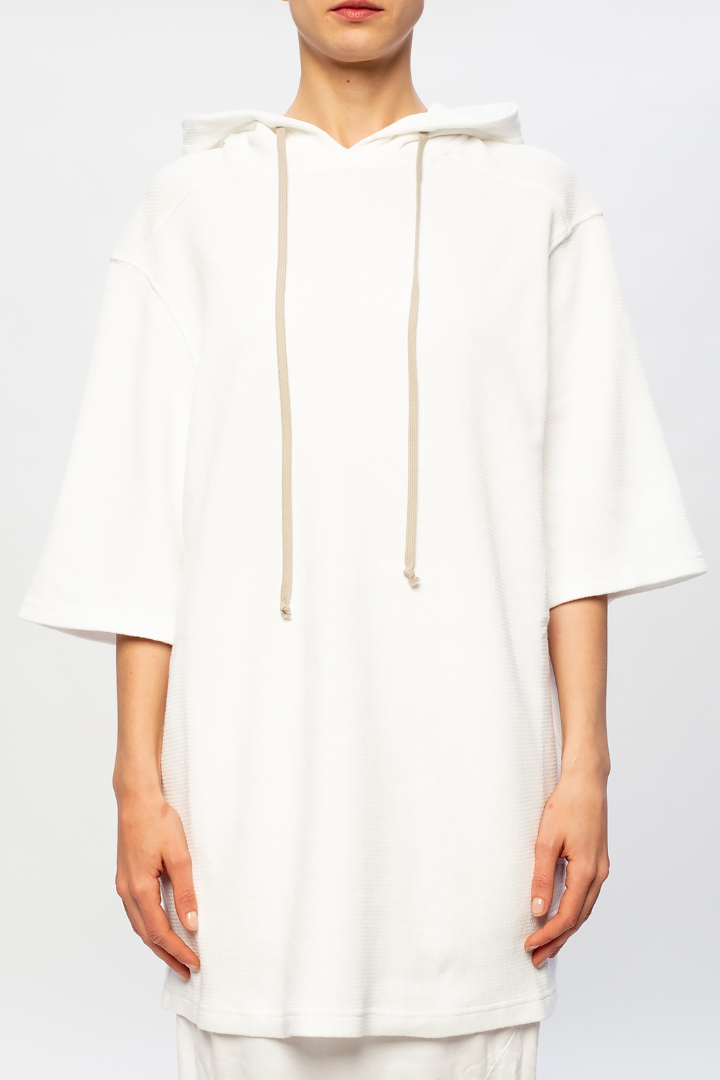 short sleeve cotton hoodie