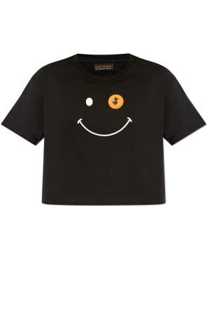 T-shirt 'gilma' od Topman Hoogsluitende sweater met Future print in wit
