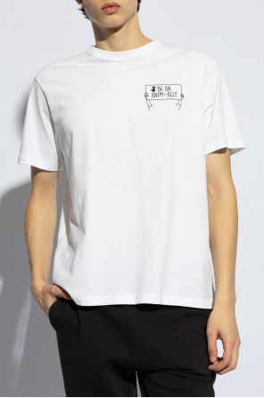 graphic-print shirt windbreaker Black Printed T-shirt