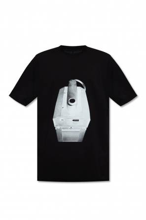 DKNY T-shirt met logo op voorkant in wit