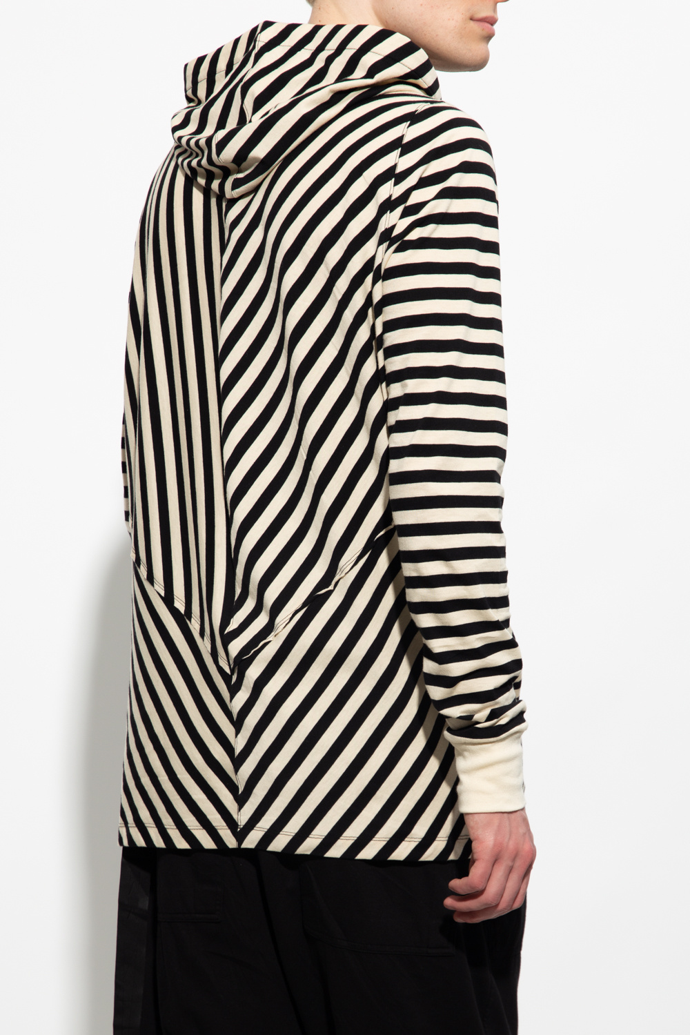 Rick Owens DRKSHDW Striped hoodie