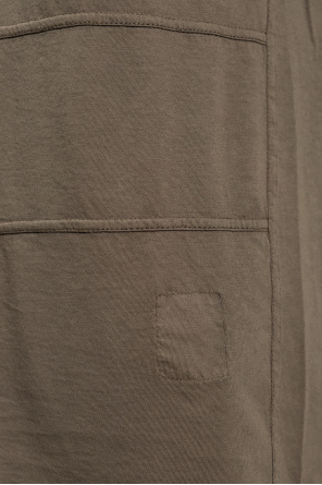 Moorer padded-panel jacket Cotton T-shirt
