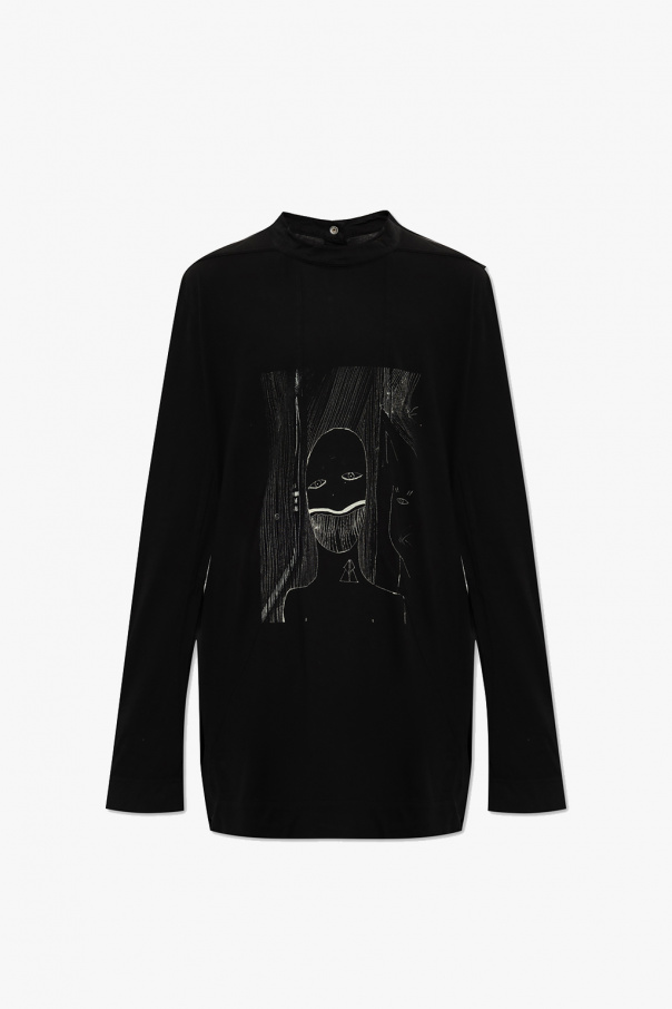 Rick Owens DRKSHDW T-shirt Camo with long sleeves
