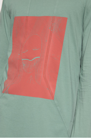 Rick Owens DRKSHDW Reebok Classics Ljust ljunggrå t-shirt