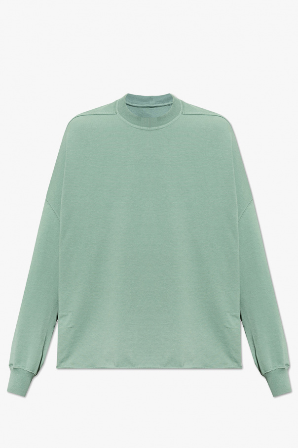 Jersey Geometric V-Neck Midi Shirt Dress Relaxed-fitting sweatshirt