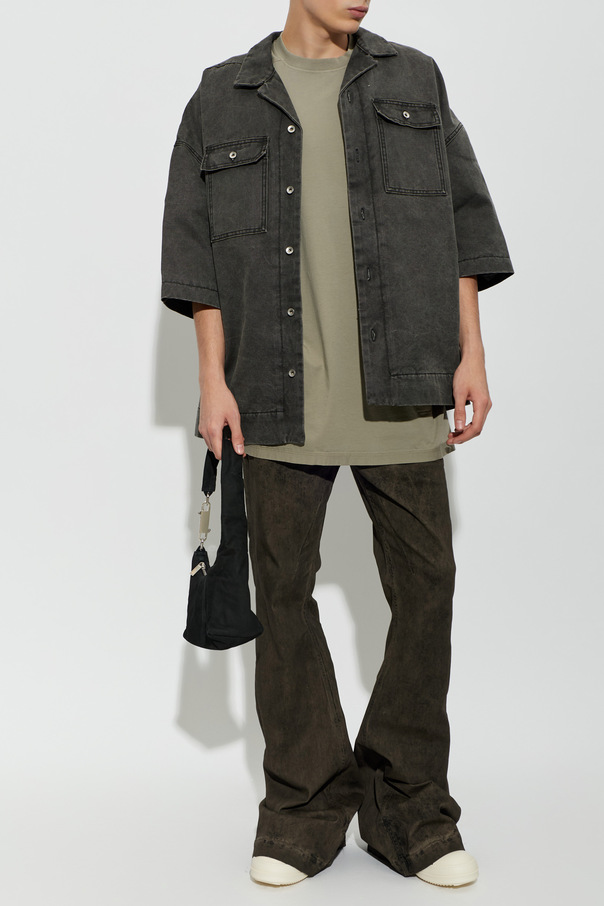 Rick Owens DRKSHDW Tričko s dekoratívnym pásikom