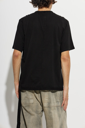 Rick Owens DRKSHDW T-shirt with a decorative stripe