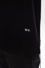Klättermusen panelled zipped hoodie Black Oversize T-shirt