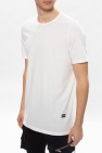 TEEN logo-print organic cotton hoodie Patched T-shirt