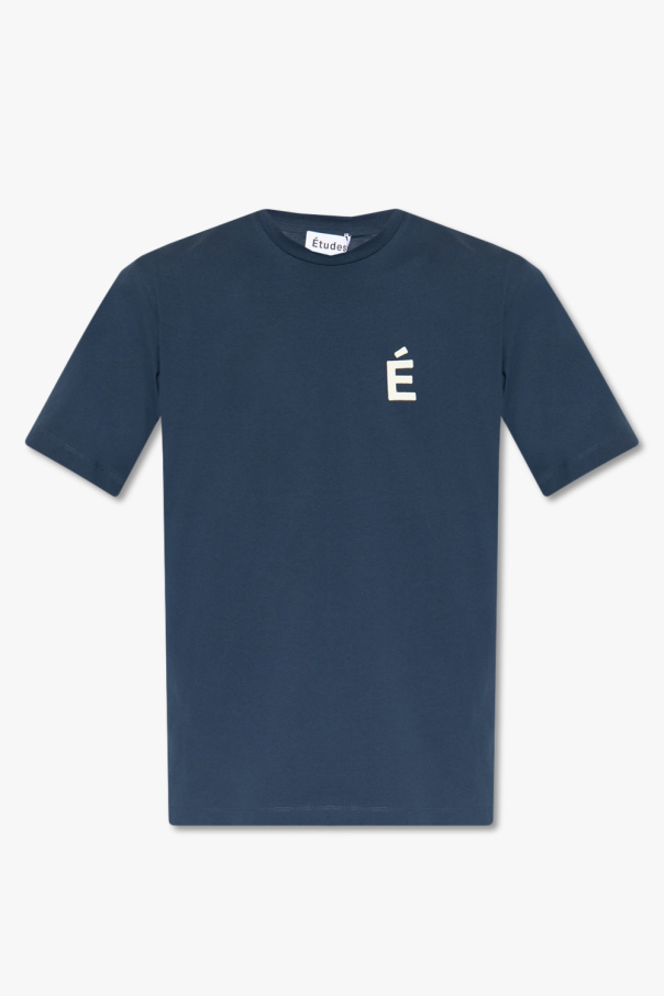 Etudes Toggle T-shirt crop top Blanc