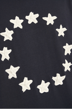 Etudes T-shirt with motif of stars