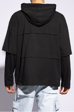Etudes ‘Pave N23’ hooded three-layer T-shirt