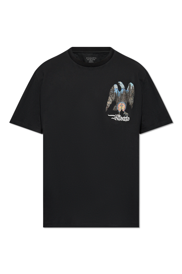 AllSaints T-shirt z nadrukiem ‘Eagle’