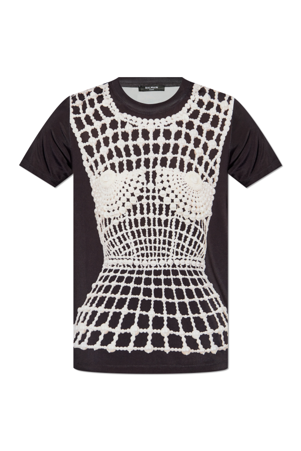 Balmain Camiseta con estampado