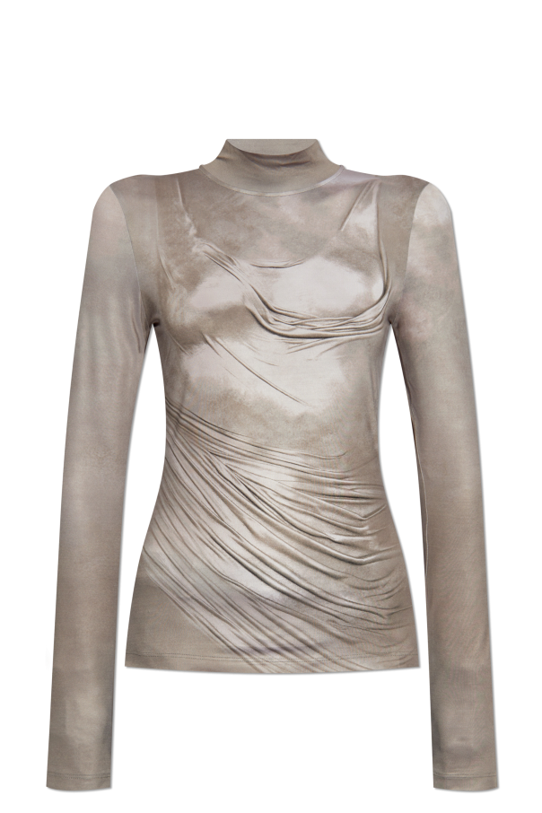 Balmain Top mit Stehkragen