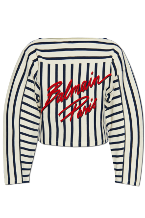 Top with stripe pattern