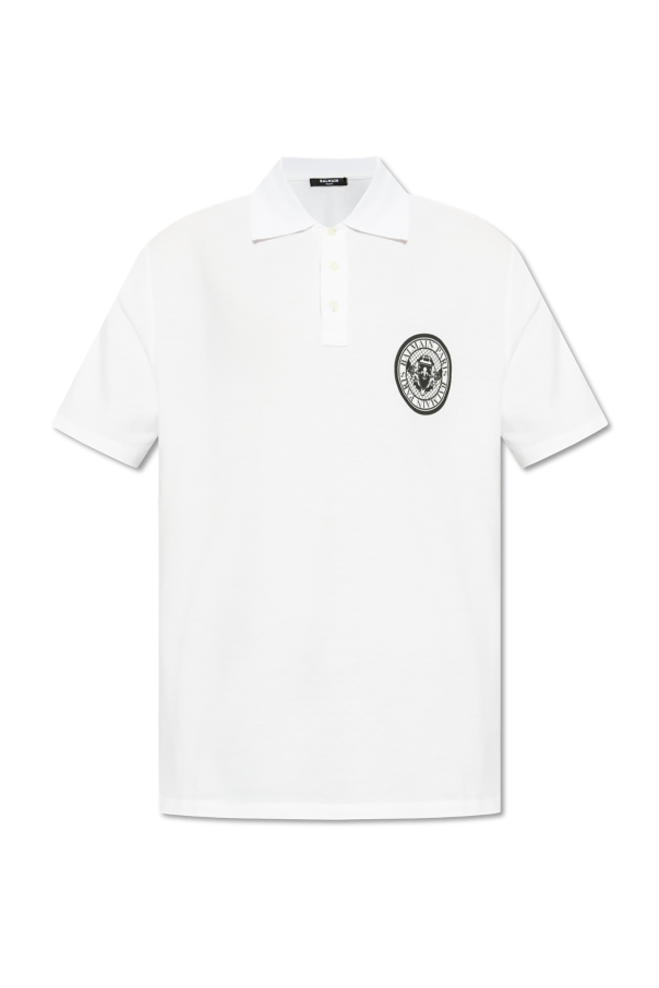 Balmain Polo with printed logo