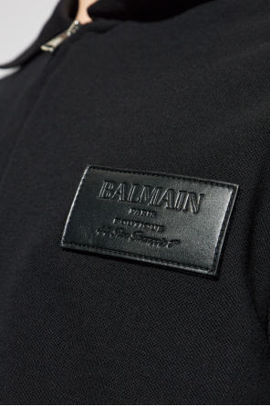 Balmain Cotton polo with patch