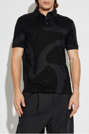 Emporio Armani Polo com monograma