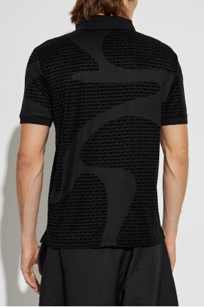 Emporio Armani Polo com monograma