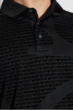 Emporio Armani Polo com monograma