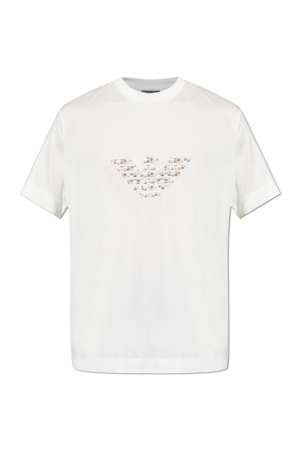 T-shirt with embroidered logo, zdjęcie 1 T-shirt with embroidered logo od Emporio Armani