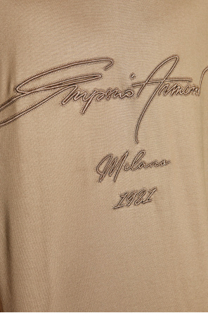 Emporio Armani Camiseta con logo bordado