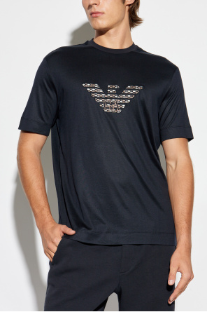 Emporio Armani T-Shirt mit gesticktem Logo