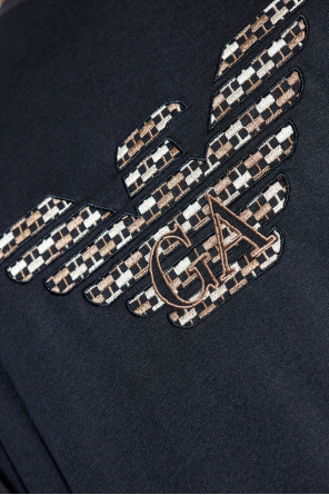 Emporio Armani T-Shirt mit gesticktem Logo