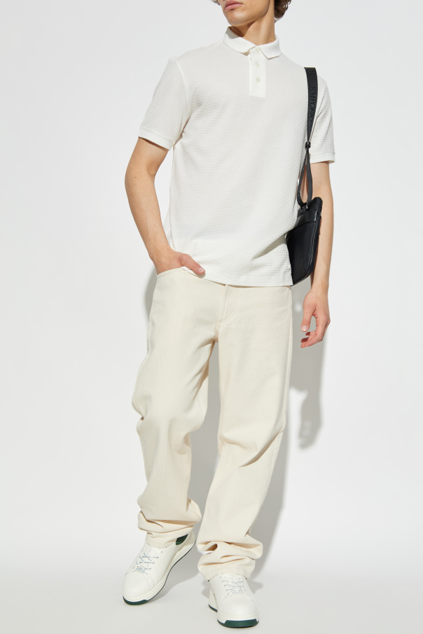 Emporio Armani Wzorzyste polo