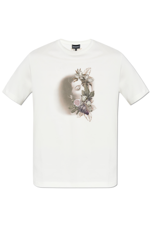 T-shirt z kolekcji `sustainability` od Emporio Armani