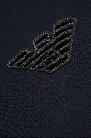 Emporio Armani Polo mit Logo-Aufnäher