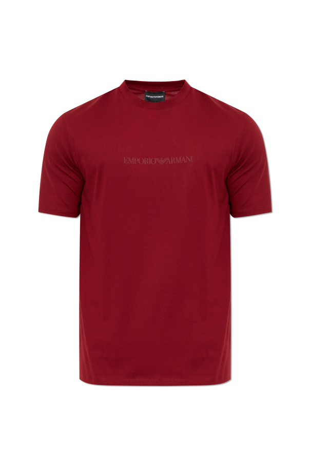 T-shirt with printed logo od Emporio Armani