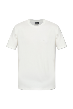 T-shirt with embroidered logo