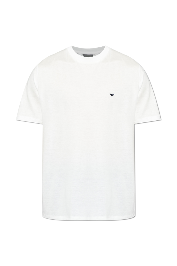 T-shirt with embroidered logo od Emporio Armani