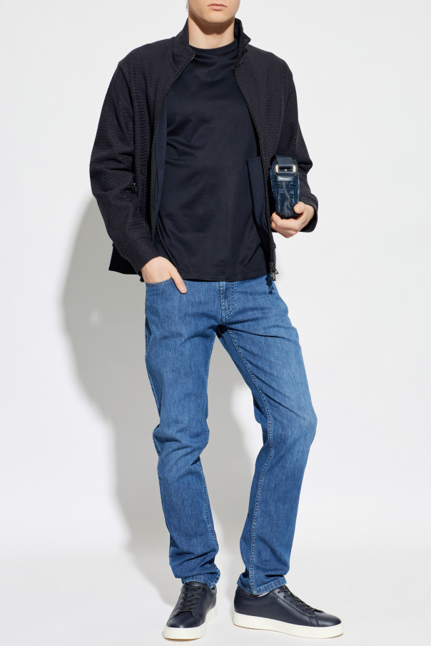 Emporio Armani Camiseta con logo bordado