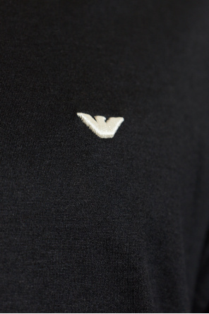 Emporio Armani Camiseta con logo bordado