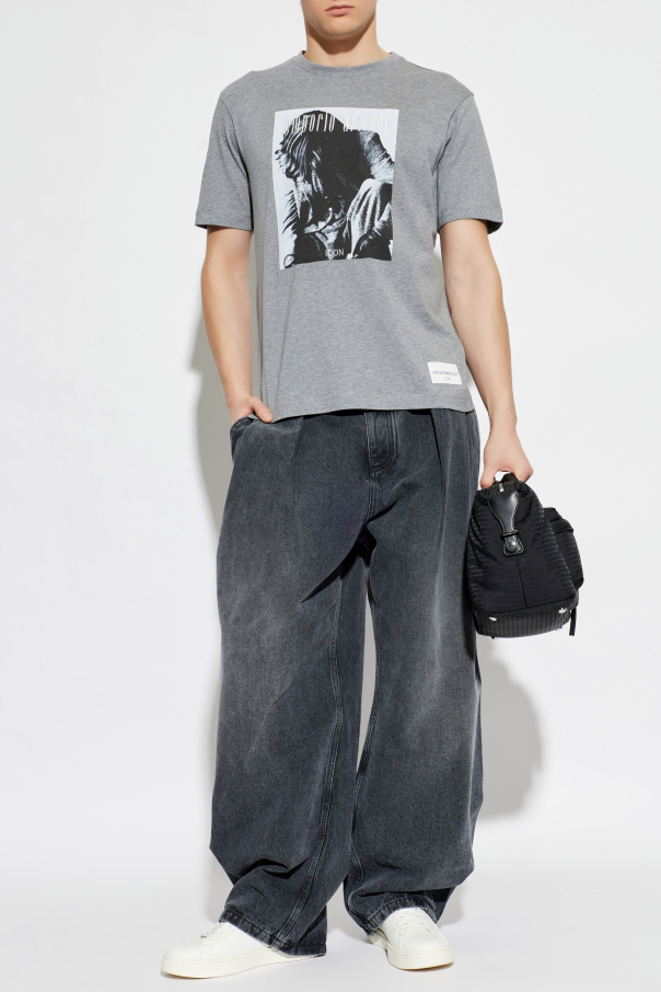 Emporio Armani T-shirt z nadrukiem