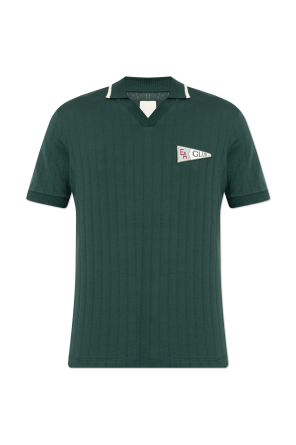 Polo con parche con logo