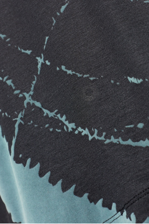 Emporio Armani T-Shirt mit Print und samtigem Finish